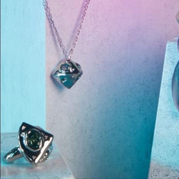 ALEXIS BITTAR • Green Silver Crumpled Chunky Chunky Pyramid Relic Ring 6 3/4 - Picture 13 of 15